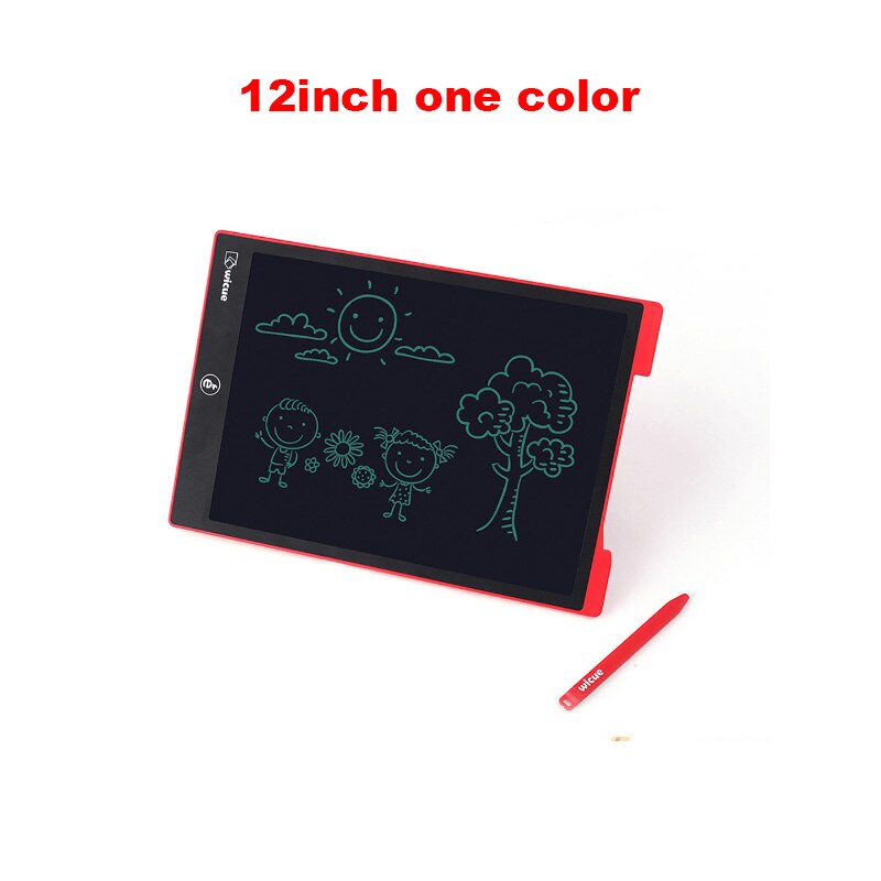 Xiaomi-Tableta de escritura LCD de 16 pulgadas para niños y oficina, pizarra electrónica de escritura a mano, Individual/MultiColor, almohadilla de dibujo de 12/10 pulgadas: 12 inch red 1 color