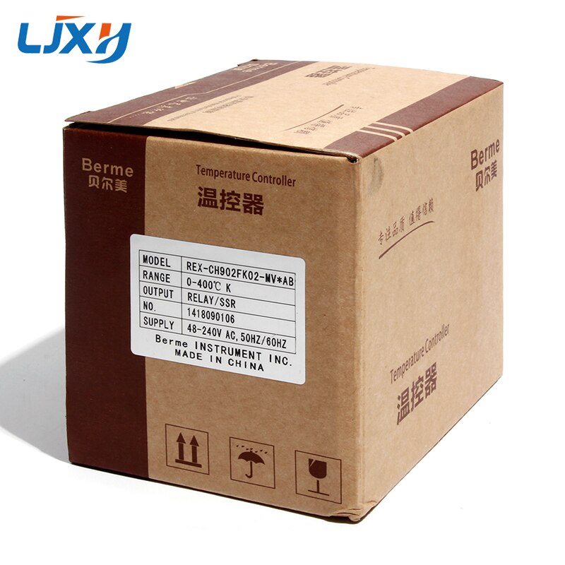 CH902 LCD Digital PID Intelligent Temperature Controller 48-240V AC Dual Output SSR and Relay Two Relay Output