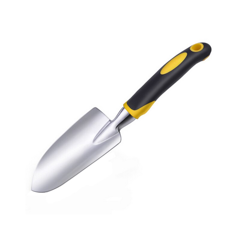 AIVY Garden Tool Aluminum Gardening Hand Tools - Garden Trowel - Hand Shovel - Tilling Hand Rake: Dark Grey