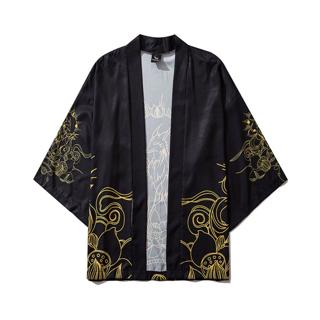 Japanese Kimono Traditional Yukata Kimono Cardigan Mens And Womens Cloak Jacke Japan Kimonos Male Casual Cardigan Shirts