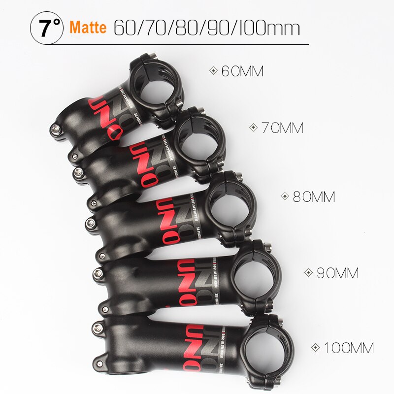 70/80/90/100/120/130mm høystyrke sykkelstammer 7/17 grader 31.8mm stamme til xc er mtb terrengsykkel sykkeldeler
