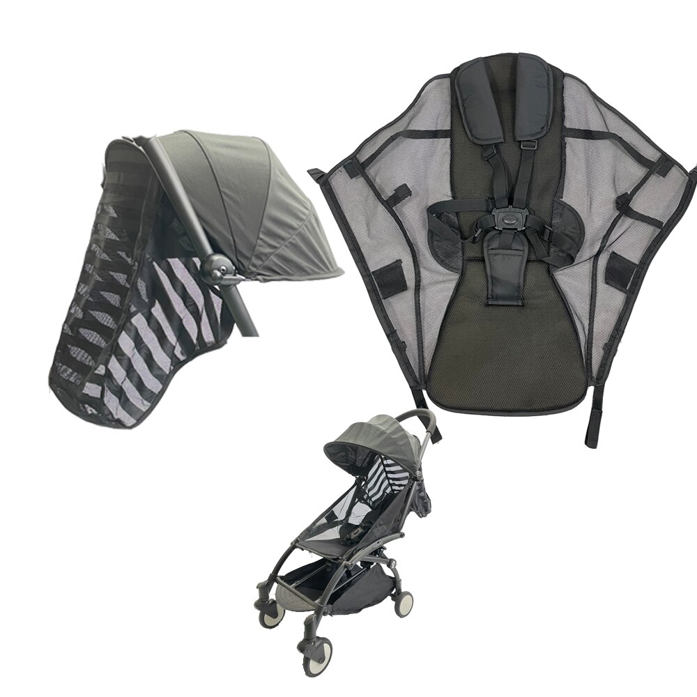 1:1 kinderwagen Zubehör Sitz Kissen Matratze und Baldachin Sonnenblende Sonnenschirm Für 175 Grad Babyzen Yoyo 2 Yoya Ähnliche Kinderwagen: Sommer einstellen
