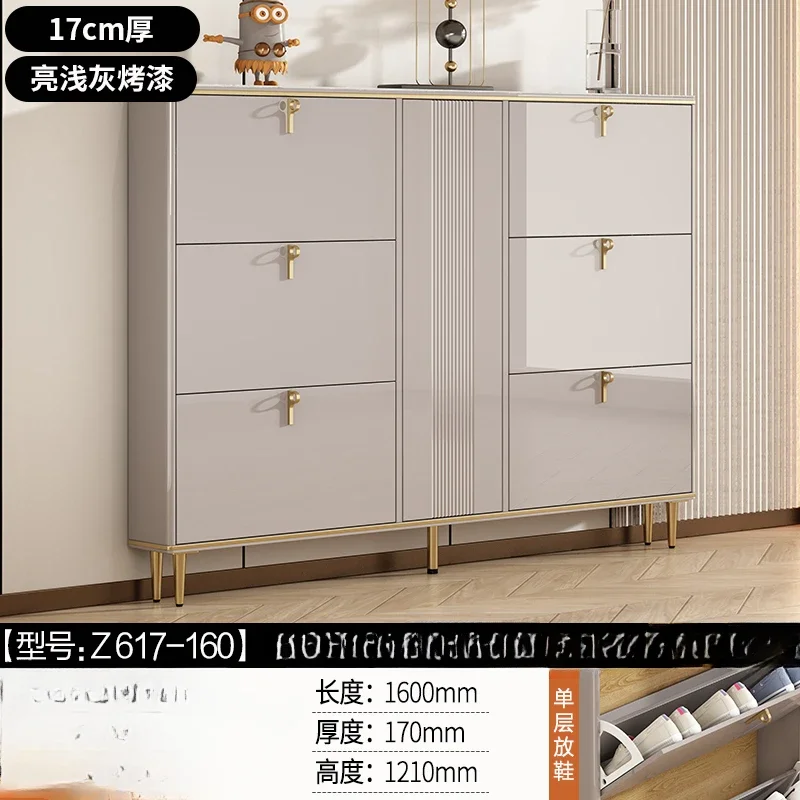 Rom skoskap organizer tre smal oppbevaring skohylle plassbesparende display arredamento bibliotekmøbler
