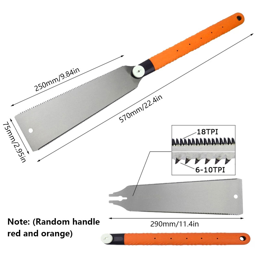 Sierra manual de 3 bordes SK5, sierra japonesa 65 HRC, cortador de madera para jardín, herramientas de carpintería de corte de plástico de bambú y madera