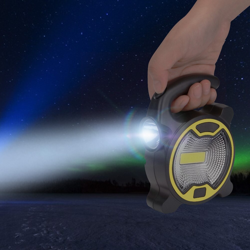 COB LED High Power Work Light Portable Waterproof Garden Lawn Camping Lamp Support