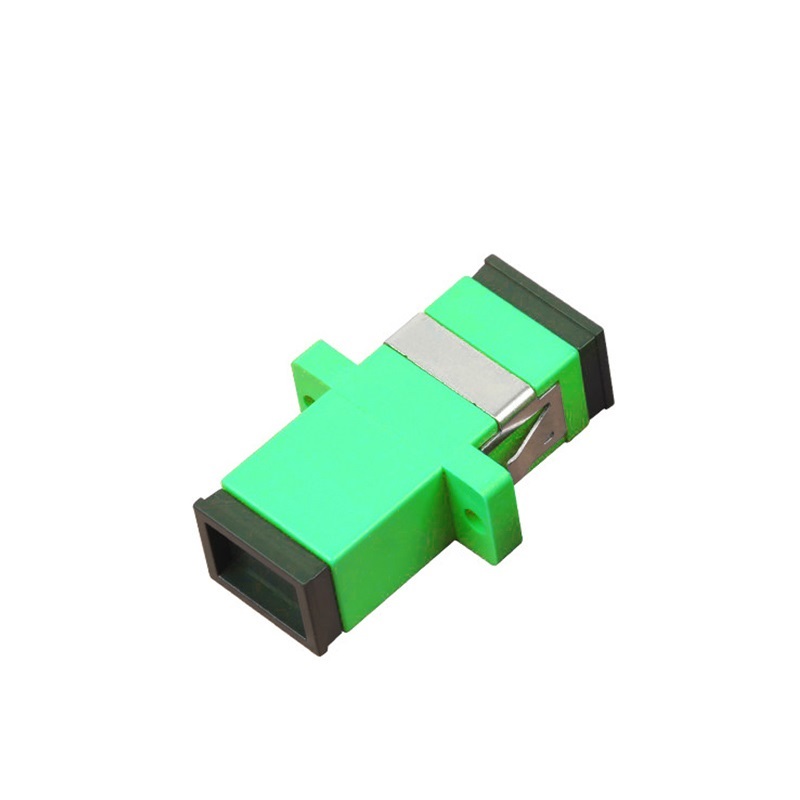 Adaptador de conector óptico SC APC/fibra UPC, acoplador simple monomodo, 50-200 Uds.,