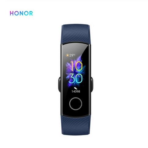 Originele Huawei Honor Band 5 Smart Polsband Oximeter Magic Kleur Touch Screen Zwemmen Beroerte Detecteren Hartslag Slaap Dutje: Blauw
