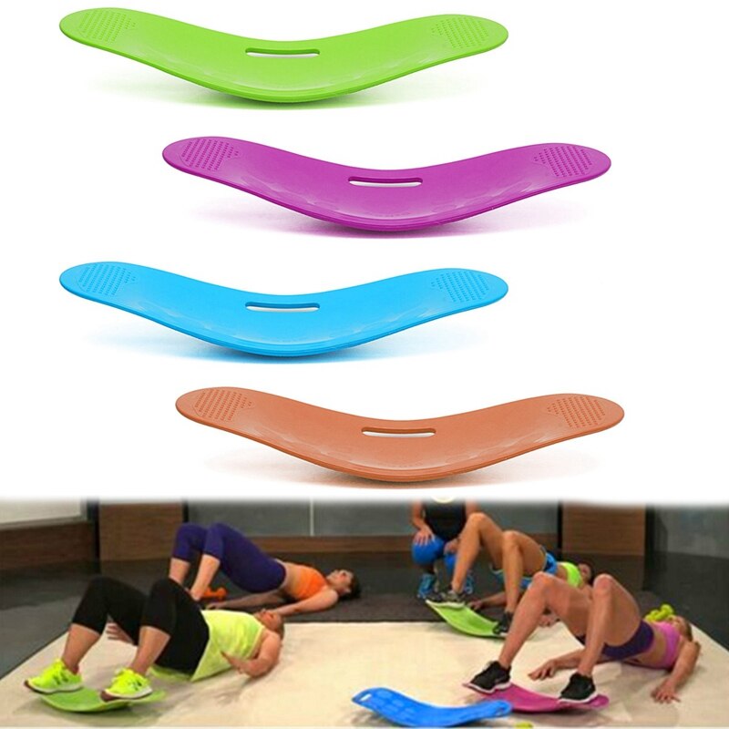 Balance Board - 7mm Thick - Core Workout for Abs & Legs - Yoga Fitness Board