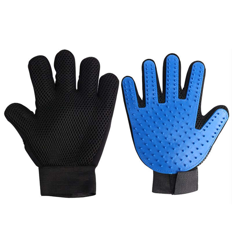Guantes de silicona para gatos, peine para pelo, cepillo para baño de Mascota, productos de aseo para mascotas, productos de aseo para cachorros