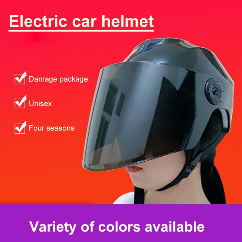Motorcycle Helmets Electric Bike Helmet Light Sunscreen Half-covered Helmet Summer Scooter MTB Moto Riding Helmets