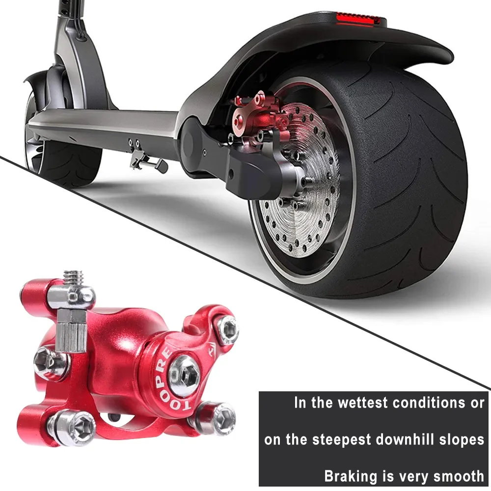 Accesorios de repuesto de freno delantero o trasero para patinete eléctrico Widewheel Pro Kickscooter, accesorios de Base de freno de disco de aleación de aluminio