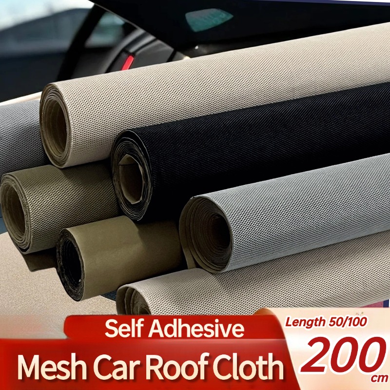 Auto-interieur hemelbekleding stof zelfklevend gaas autodak materiaal reparatie patches voor auto bekleding trim DIY ambachtelijke renovatie