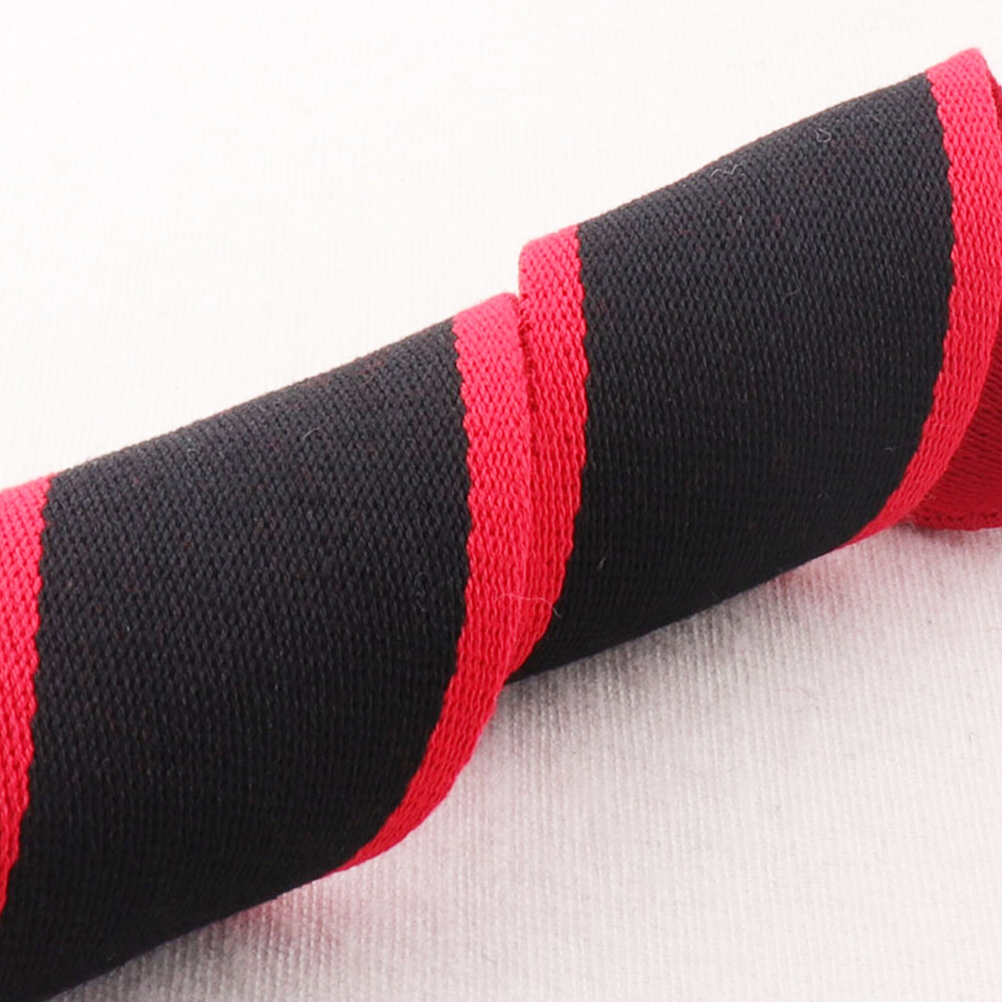 38mm/50mm Black Red Striped Webbing Red Edge Back Cotton Heavy Weight Purse Straps Totes Belts Tape Bag Handle1.5"-2"