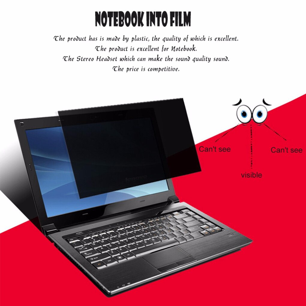 Privacy Protective Film Laptop Monitor Privacy Film for 14 inch Notebook 16:9 Widescreen