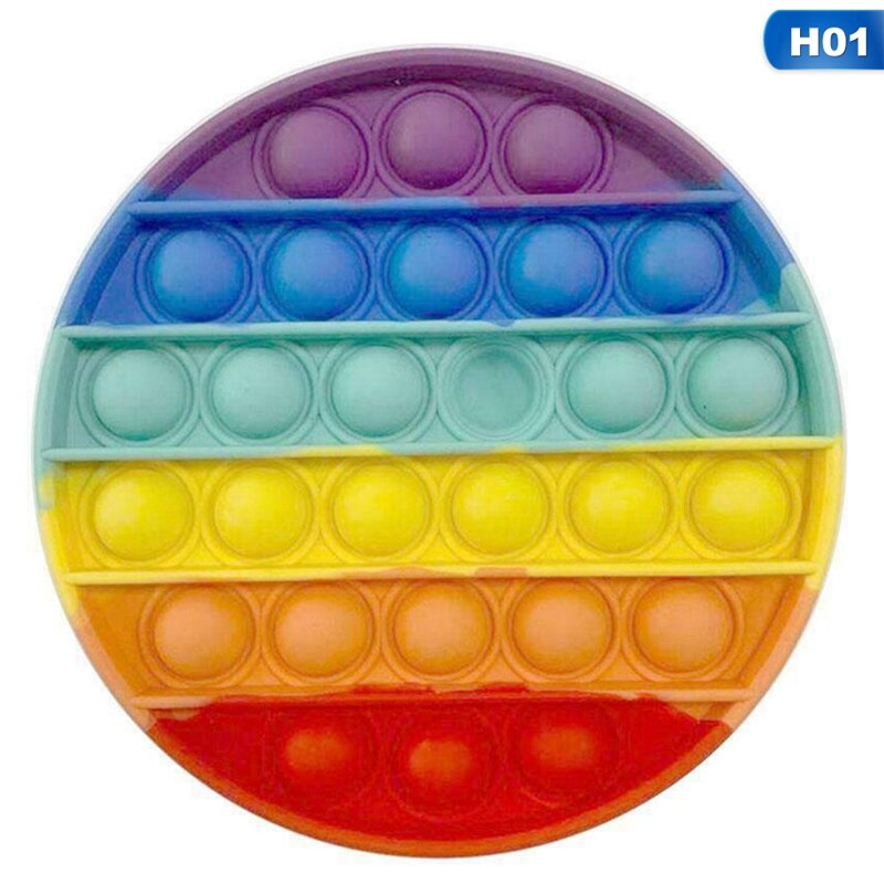 tęcza naciskać bańka denerwować zabawka sensoryczna pomaga złagodzić stres i zwiększyć ostrość miękka arytmetyczna ściśnij zabawkę