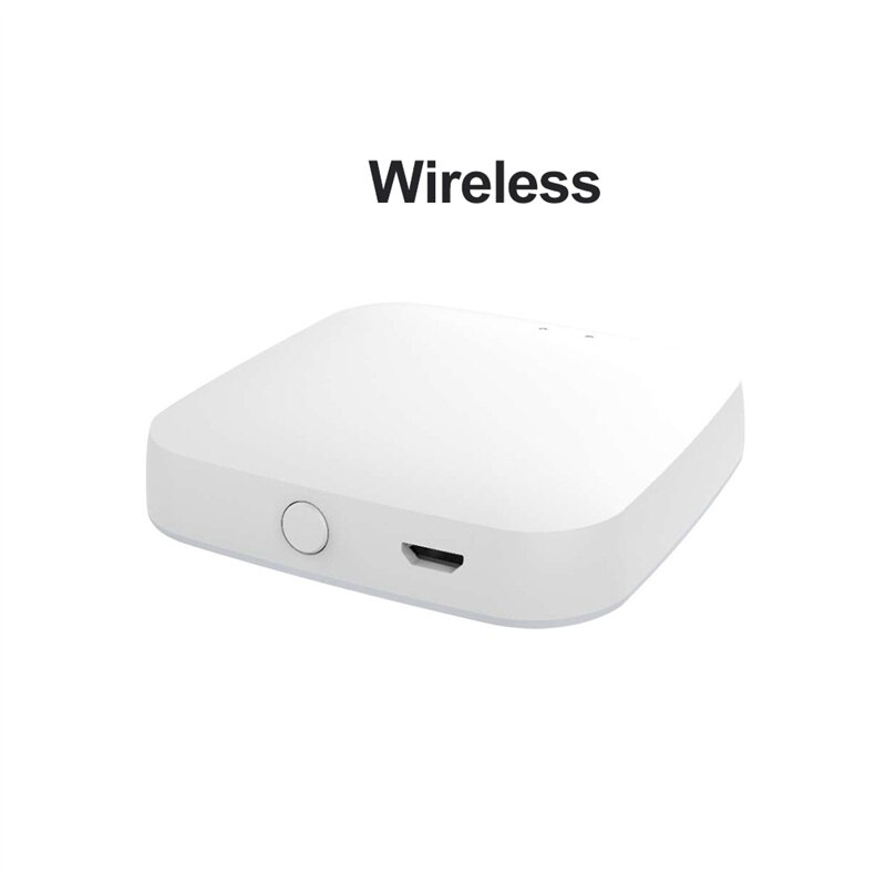 Hapythda Zigbee 3.0 – actionneur de radiateur intelligent, thermostat Programmable Tuya, vanne TRV, contrôleur de température Via Alexa: 1PC Gateway