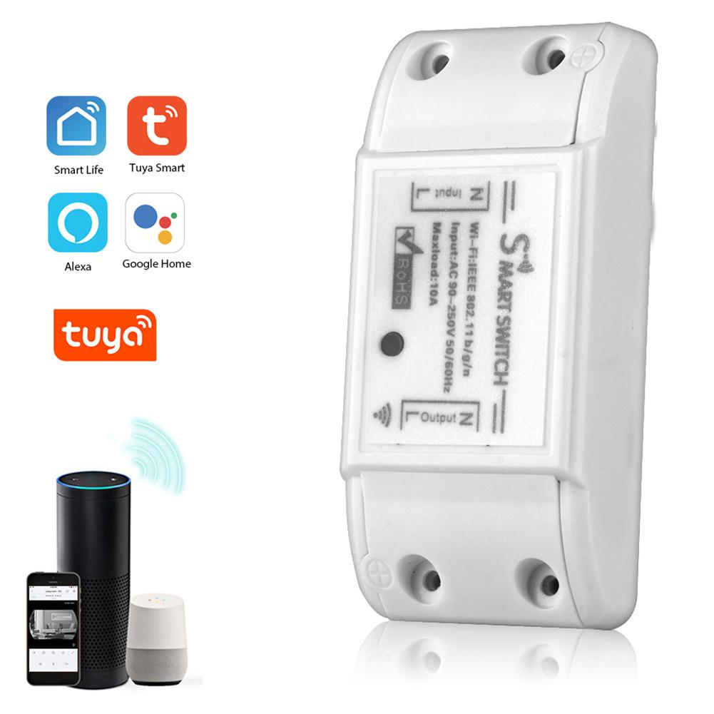 3 Gang WiFi Smart Light Switch Module Wireless Voice Remote Control Mini DIY Switch Module Works for Alexa Google Home: Tuya Smart