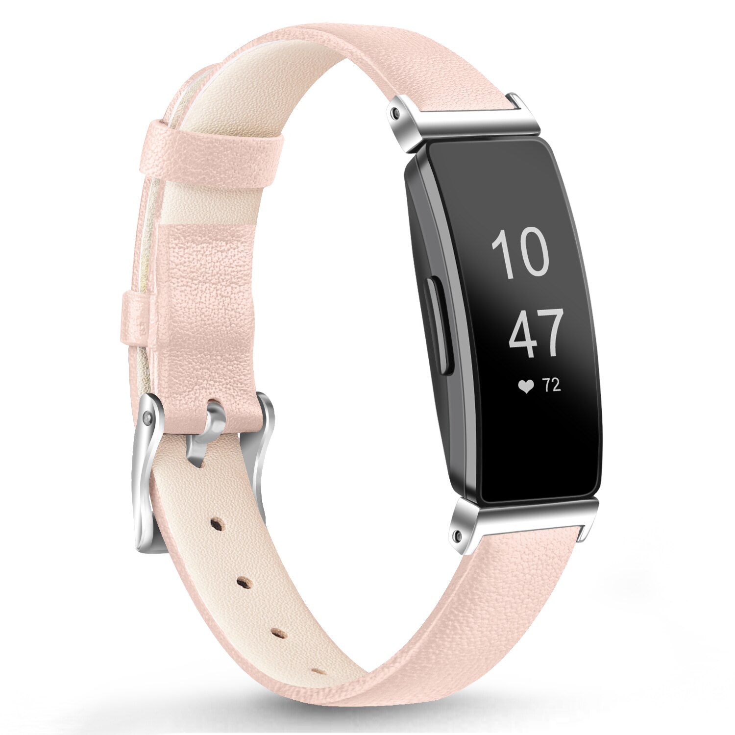 Nuovo cinturino in pelle per Fitbit inspire HR cinturino di ricambio cinturino Smart Watch cinturino da polso in TPU braccialetto per Fitbit inspire HR: Light Pink