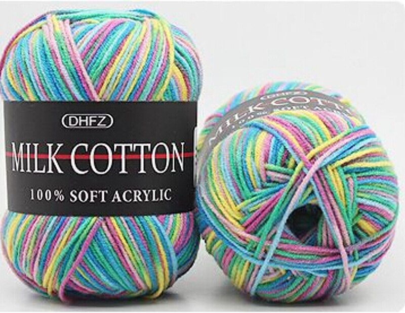 23 Colours 50g Mixed Job Lot DK Knitting Crochet Milk Soft Baby Cotton Wool Yarn for weaving Sweater Hat Scarf for Hand Knitting: 18