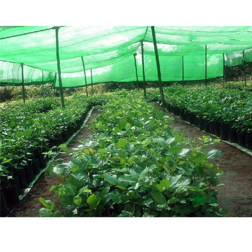 4*5m 40% Sunblock Shade Cloth for Plant Cover Greenhouse Barn Green Sunshade Cover Garden Patio Orchard Accessorie DIY