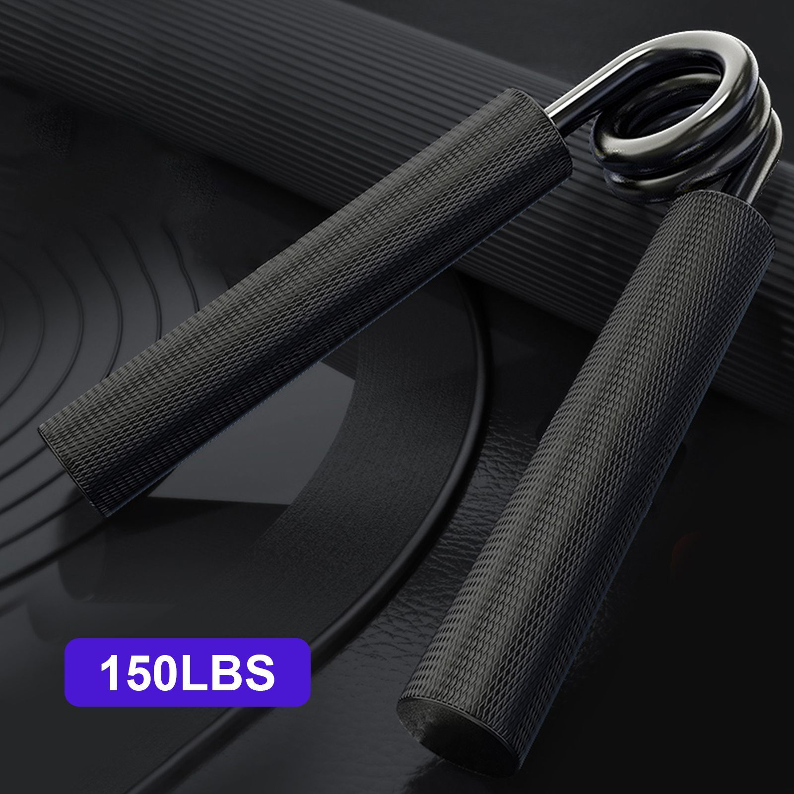 Grip Strength Trainer 100-300lbs 1PC Fitness Metal Hand Gripper Non-Slip Forearm Muscle Exerciser Hand Rehabilitation Exercising: Brown