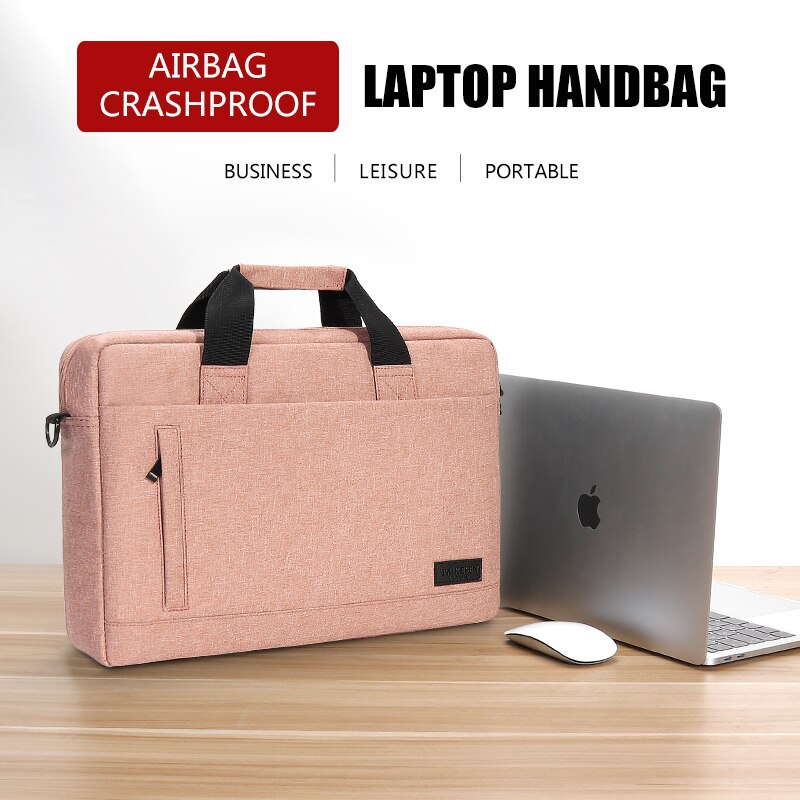 Borsa per computer portatile Custodia a tracolla per M1 M2 14 15 15.6 17 pollici MacBook aria pro 13.3 Huawei Asus dell Valigette per taccuino