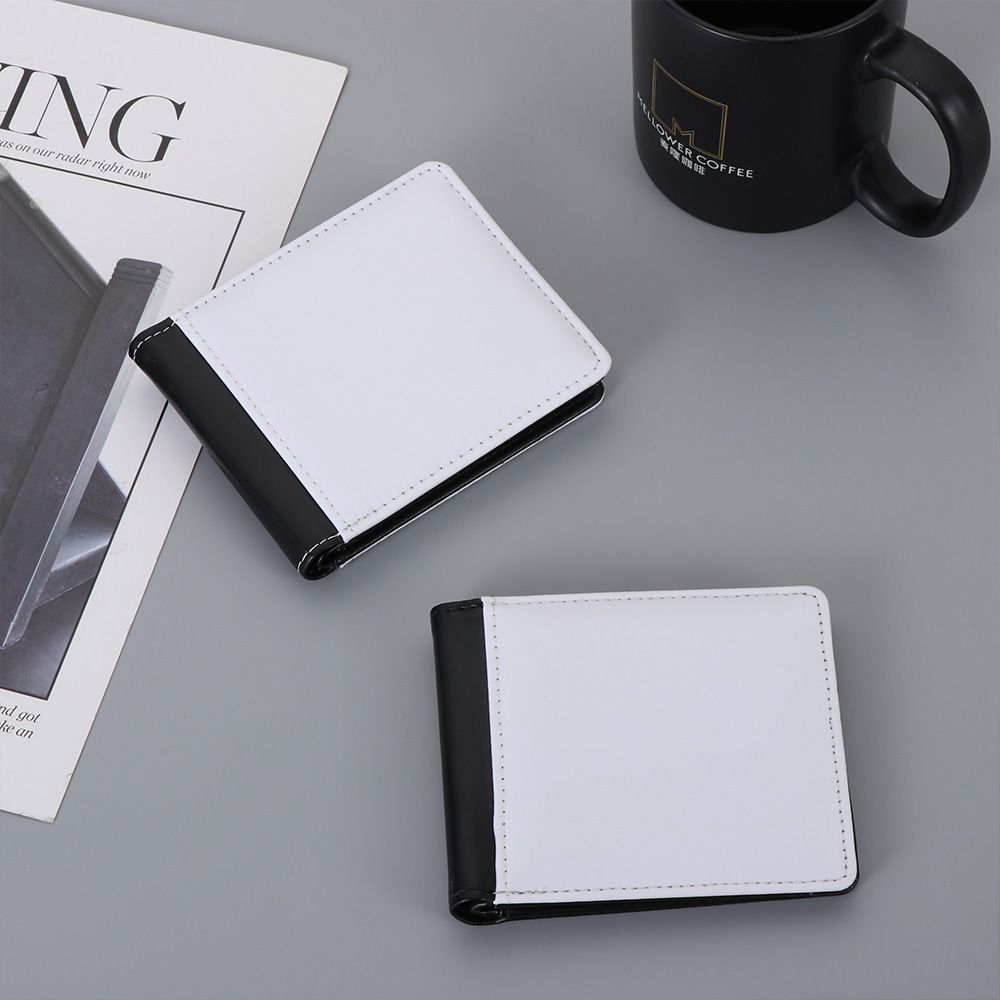 Sublimatie Warmte Overdracht Portemonnee Pu Portemonnee Voor Vrouwen Mannen Diy Multi-Kaart Houder Portemonnee Voor Werk Reizen Afdrukken Blanco Portemonnee