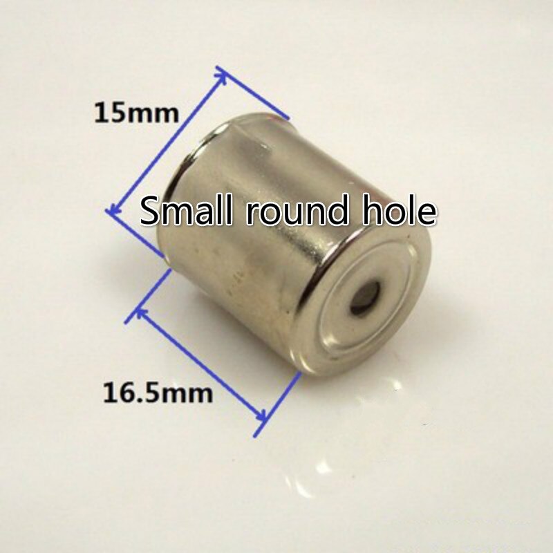 Tapón de antena de magnetrón de , 10 Uds., diámetro de orificio redondo pequeño, 15mm x 16,5mm, tapa de acero