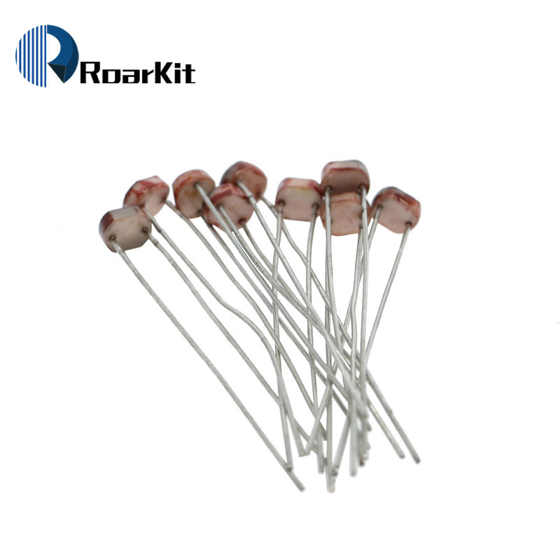 20PCS LDR Photo Light Sensitive Resistor Photoelectric Photoresistor 5528 GL5528 5537 5506 5516 5539 For Arduino