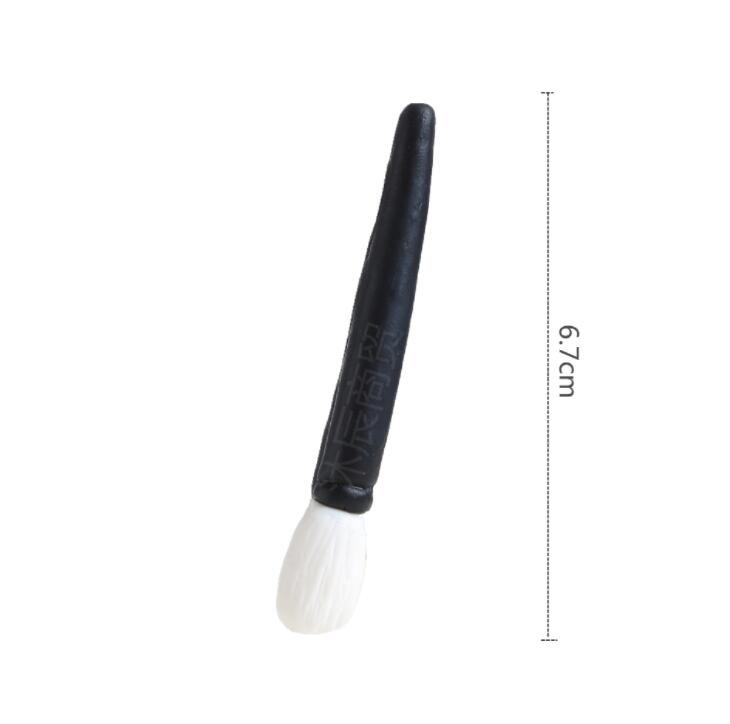 Décoration de gâteau pour filles, maquillage cosmétique, joyeux anniversaire, fête de mariage, enterrement de vie de jeune fille, décoration de Cupcake: White Brush-05