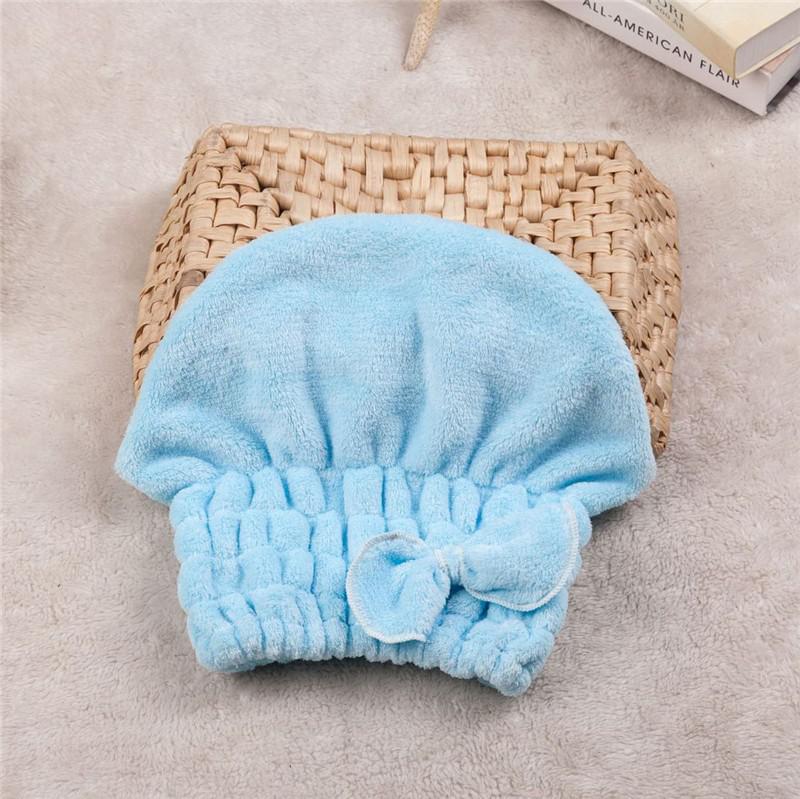 Women Towels Bathroom Microfiber Towel Rapid drying Hair Towel Bath Towels For Adults toallas microfibra toalha de banho: sky blue
