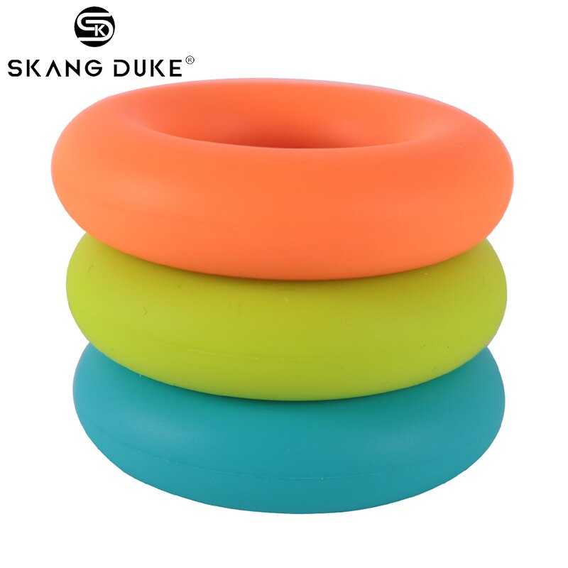 Anillo de agarre de mano, 30-50lb, de silicona, para entrenamiento de fuerza de dedos, para gimnasio, Crossfit, elástico, ejercitador de fuerza, 1 unidad