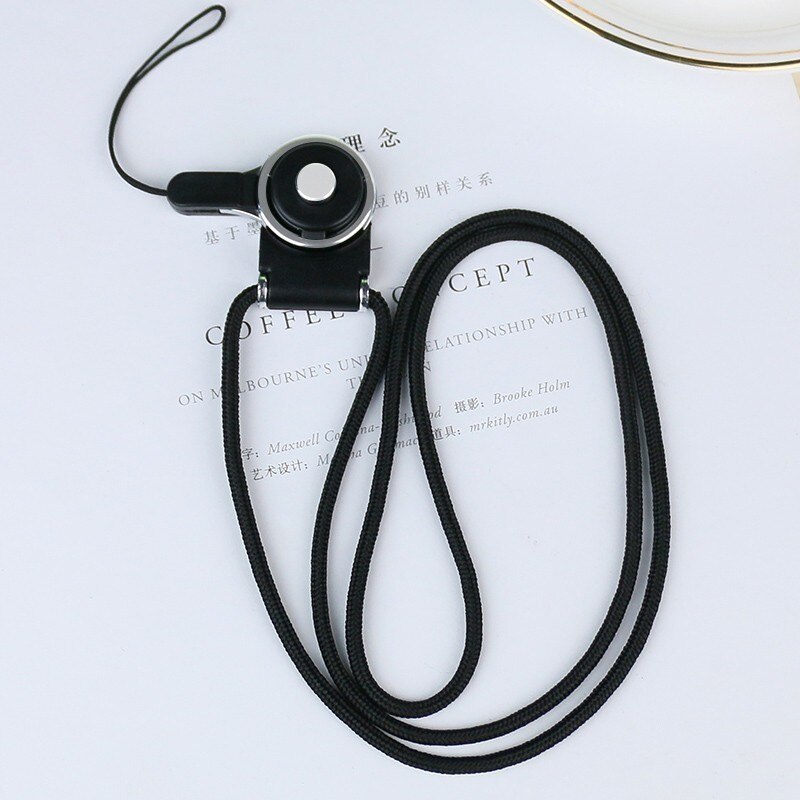 Svart halsreim lanyard for håndholdt gps garmin astro 100 220 320 avtakbar lanyard gps tilbehør