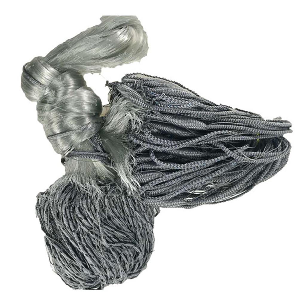 Fiskenet 3-lags multifilament 1.8 mx 30m stærke hesteline finske net højstyrke nylonline fiske sticky net