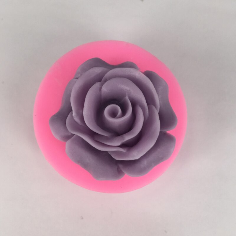 Bloemen Siliconen Mal Zeep Maken Resin Mold Mal Voor Bakvorm Voor Kaarsen: flower D