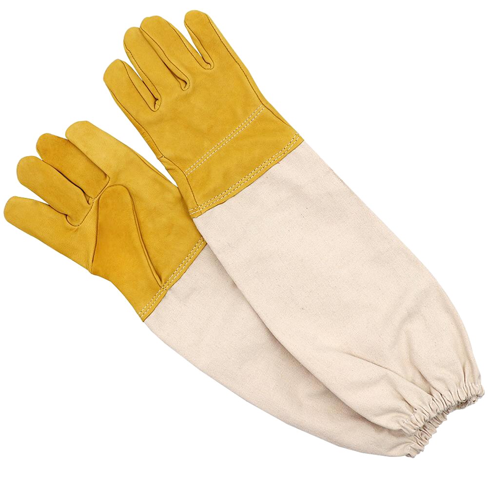 Imkergereedschap anti-bijen-, steek-, anti-steek- en anti-snijhandschoenen voor imkers beschermende handschoen canvas imkeruitrusting
