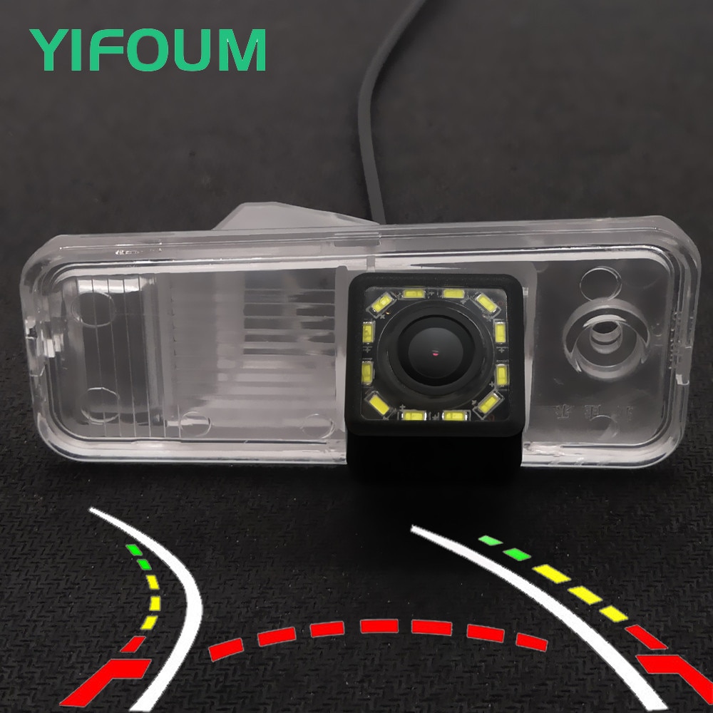 Yifoum Hd Dynamische Traject Tracks Auto Achteruitrijcamera Voor Kia Carens Microvan/Hyundai Azera Creta IX25 Grote Santafe grandeur