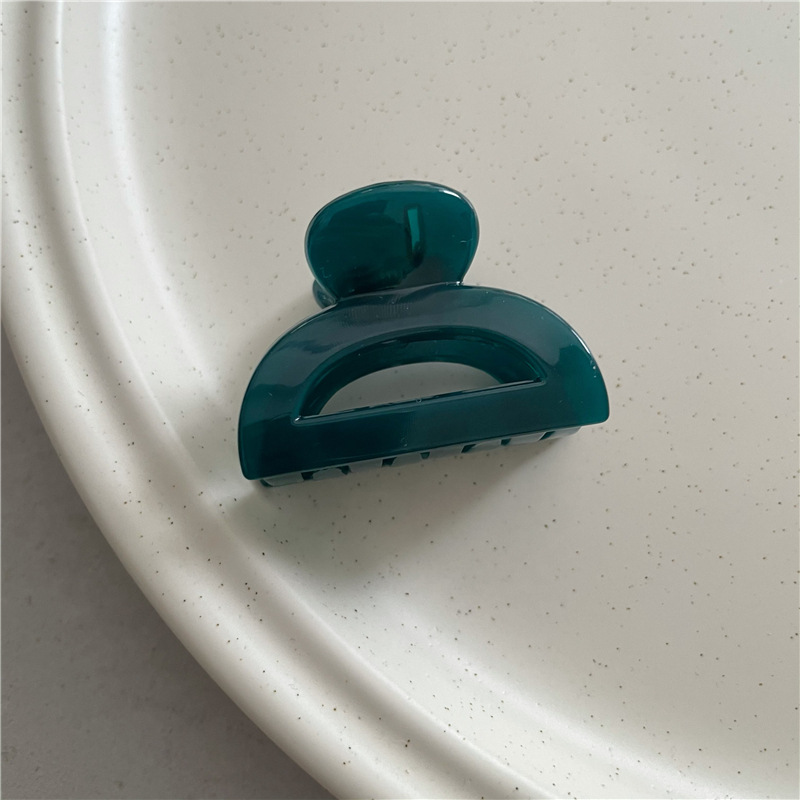 Pinza de pelo acrílica de color con textura de gelatina, flequillo lateral rectangular geométrico de tamaño pequeño, Pinza de agarre pequeña, accesorios para el cabello versión coreana