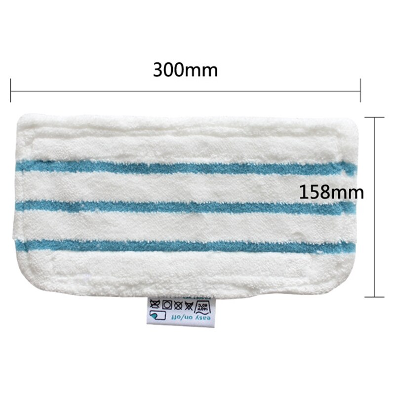 5Pcs Mop Pads Voor Black & Decker Stoom Mop FSM1610 FSM1630 Wasbare En Herbruikbare Vervanging Dweilen Doek