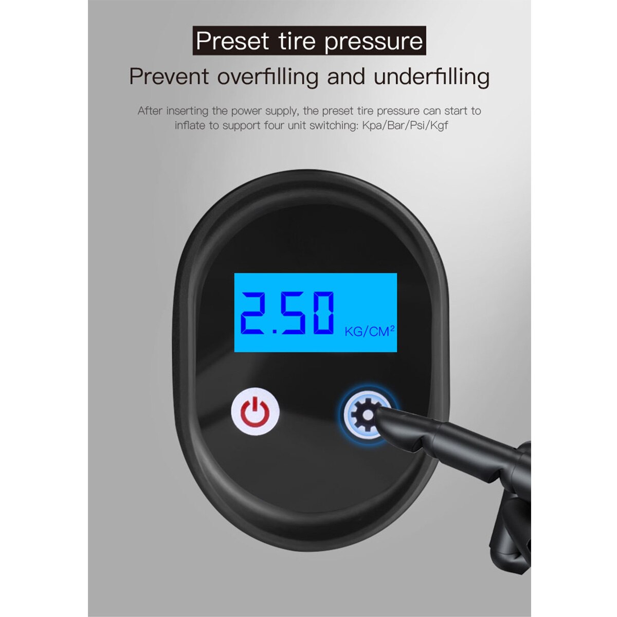 6000mAh 150PSI Car Inflatable Air Pump USB interface Cordless Air compressor Car MiniTyre Inflator motorcycle tire pump