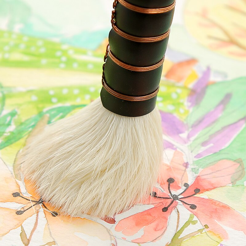 1Piece Wool Hair Watercolor Paint Brush Pointed Black&White Handle Painting Brushes Art Supplies 23RSG