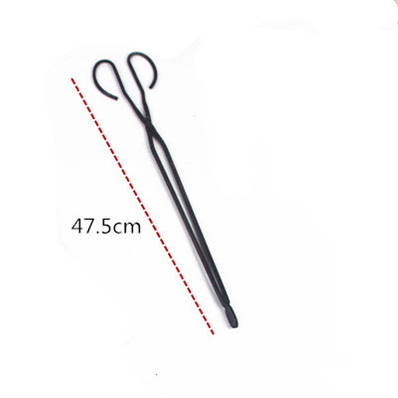 BBQ Home fire tongs long handle flat garbage garbage pickers Carbon clip cleaning clip high temperature pick-up clip barbecue: 1