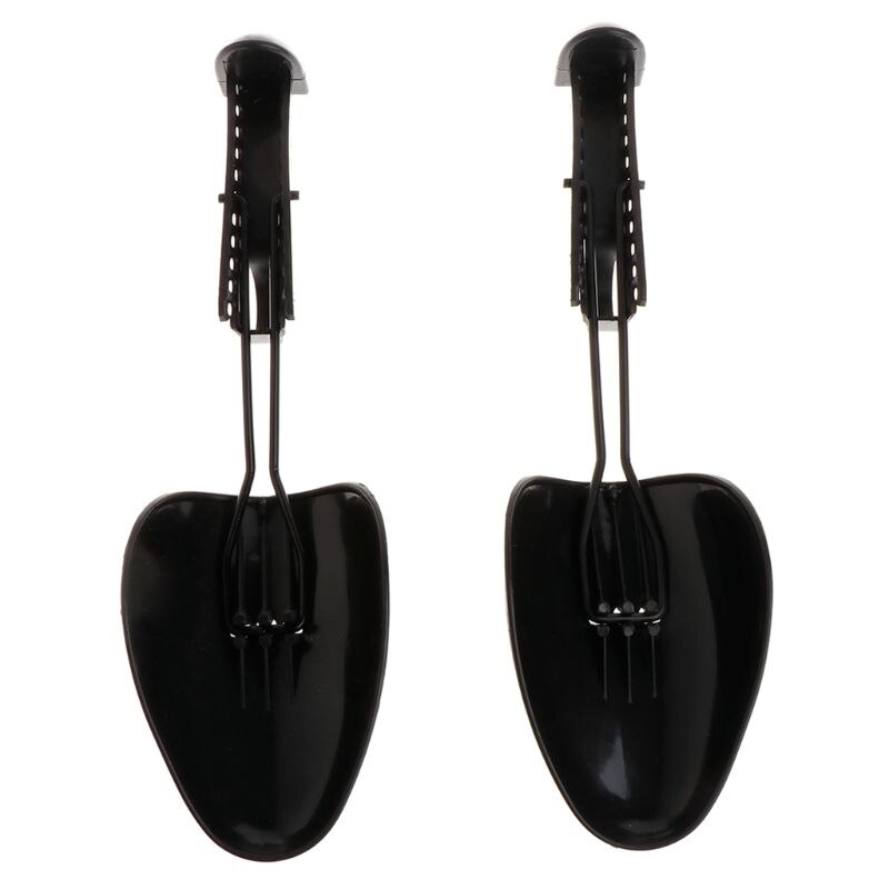 Ensanchador de plástico para hombre y mujer, forma moldeadora de zapatos, ajustable, Unisex, color negro, , 1 par