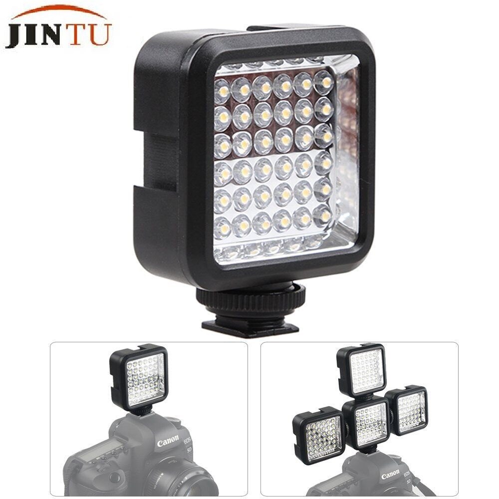 JINTU LED 36 Video Lamp Licht voor Digitale smartphone Camera Camcorder DV Canon Nikon Sony + Batterij Oplader kit
