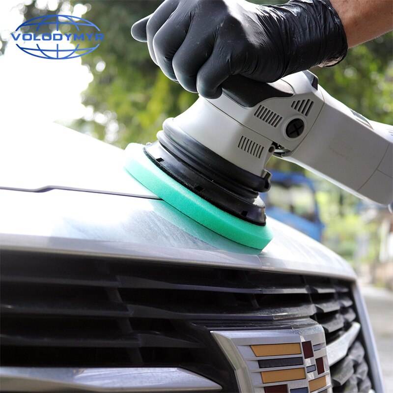 Car Polishing Disc Pads Polish Pad 6inch with 5inch Hook and Loop Auto Accessorie for Buffing Polishing Machine Sponge Foam