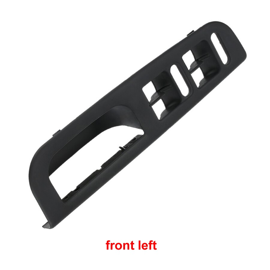 Tirador de puerta para Volkswagen VW Golf 4 Bora 2001-2007, manija interior, Panel de puerta interior, manijas negras: 1pcs front left