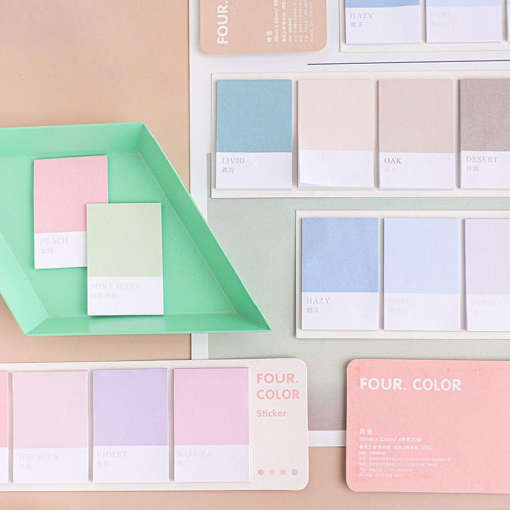 Easy to Use Premium Sticky Memos Notes Cute Stationery Supplies for Home