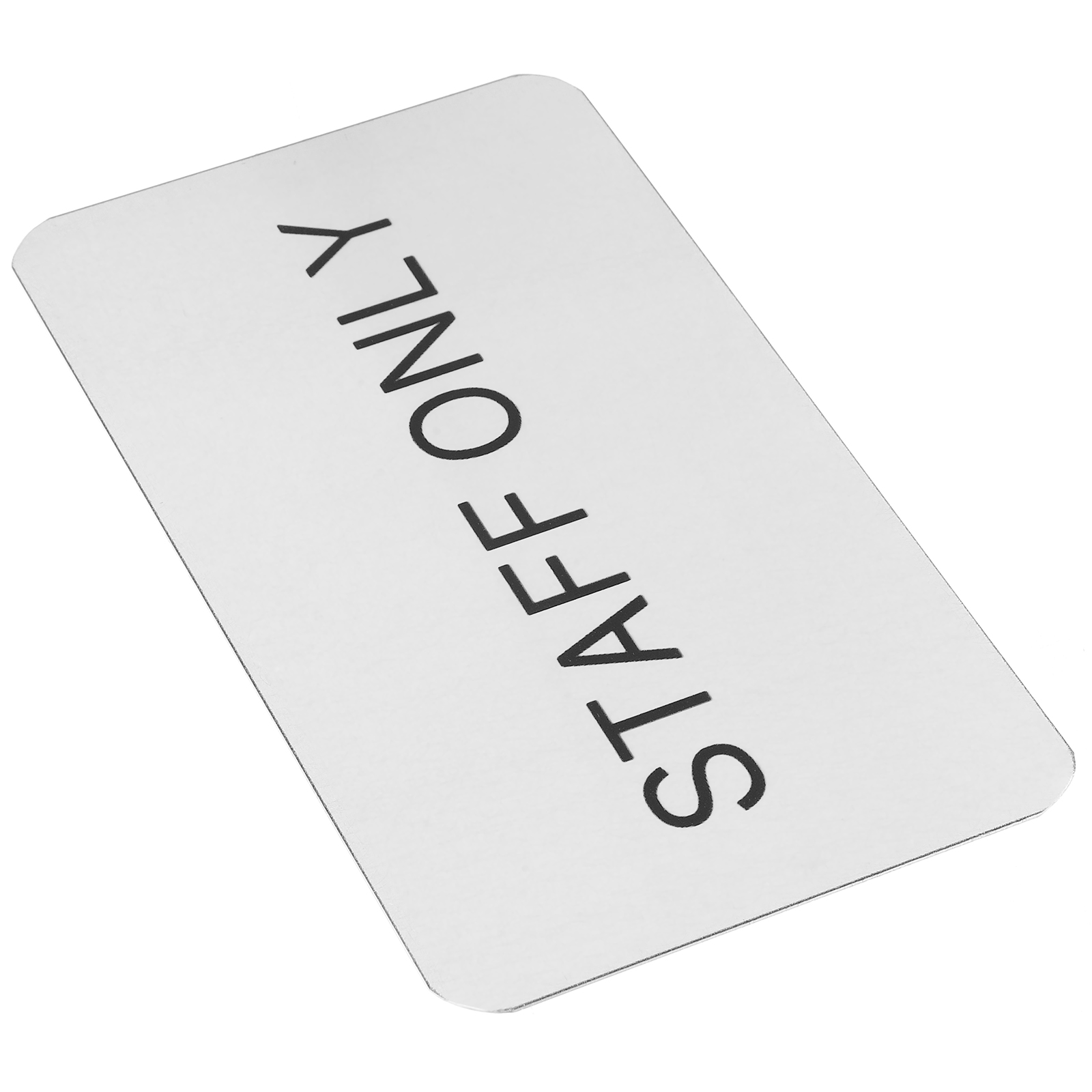 Staff Only Plate Wall Mount Door and Wall Sign Restaurants Staff Only Door Sign Staff Only Door Sign Office Door Sign