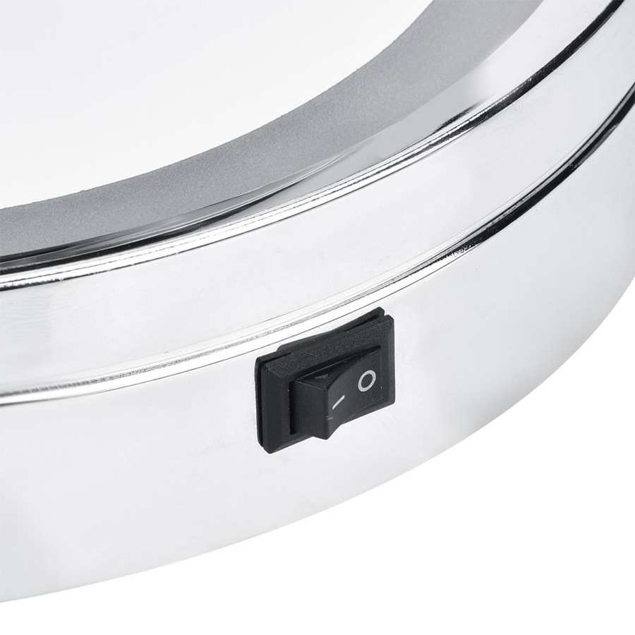 LED Wall Mount Makeup Mirror 360 Degree Rotate Lighted Mirror Bathroom Bedroom