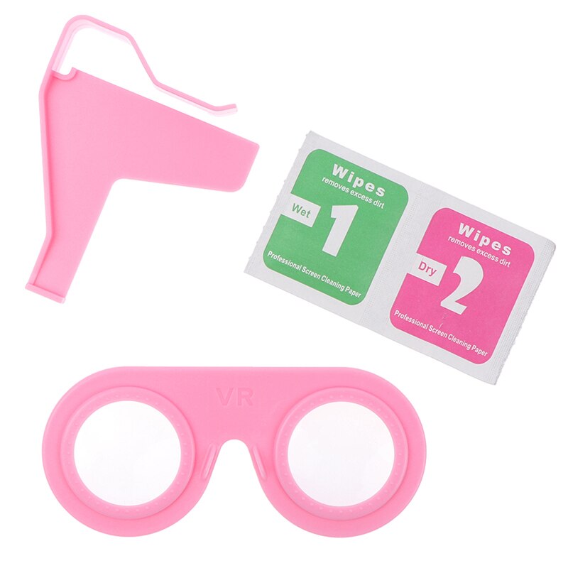 Mini Vouwen Virtual Reality Bril 3D Vr Smartphone Draagbare Ios Android Set: pink